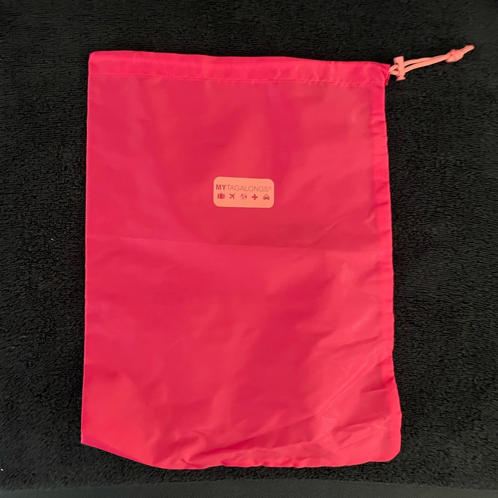 MYTAGALONGS Pink Mesh Bags and Traveling Cubes Set of 9 - Picture 4 of 16